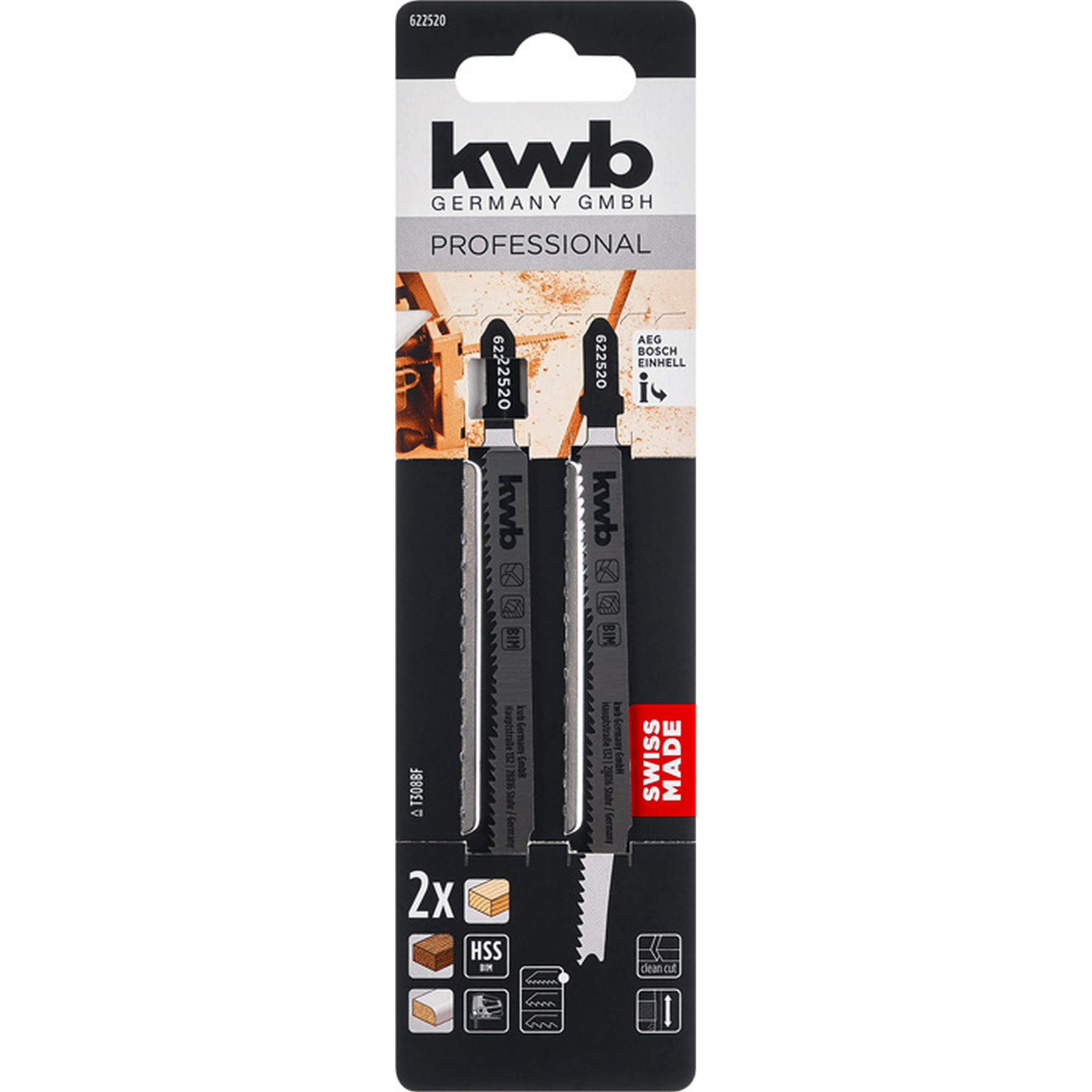 Stichsägeblatt HCS fein 2 Stück