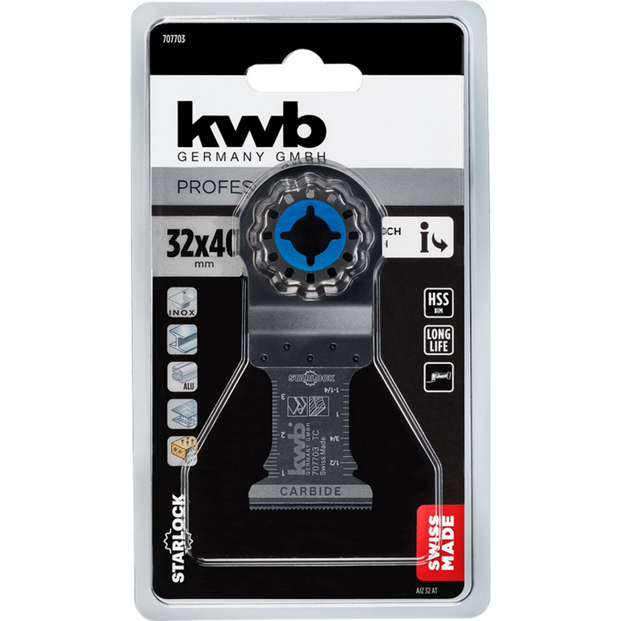 Tauchsägeblatt Hartmetall 32 x 50 mm