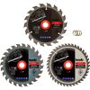 Kreissägeblatt-Set Ø 165 x 20 mm 3-teilig