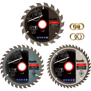 Kreissägeblatt-Set Ø 160 x 25 mm 3-teilig