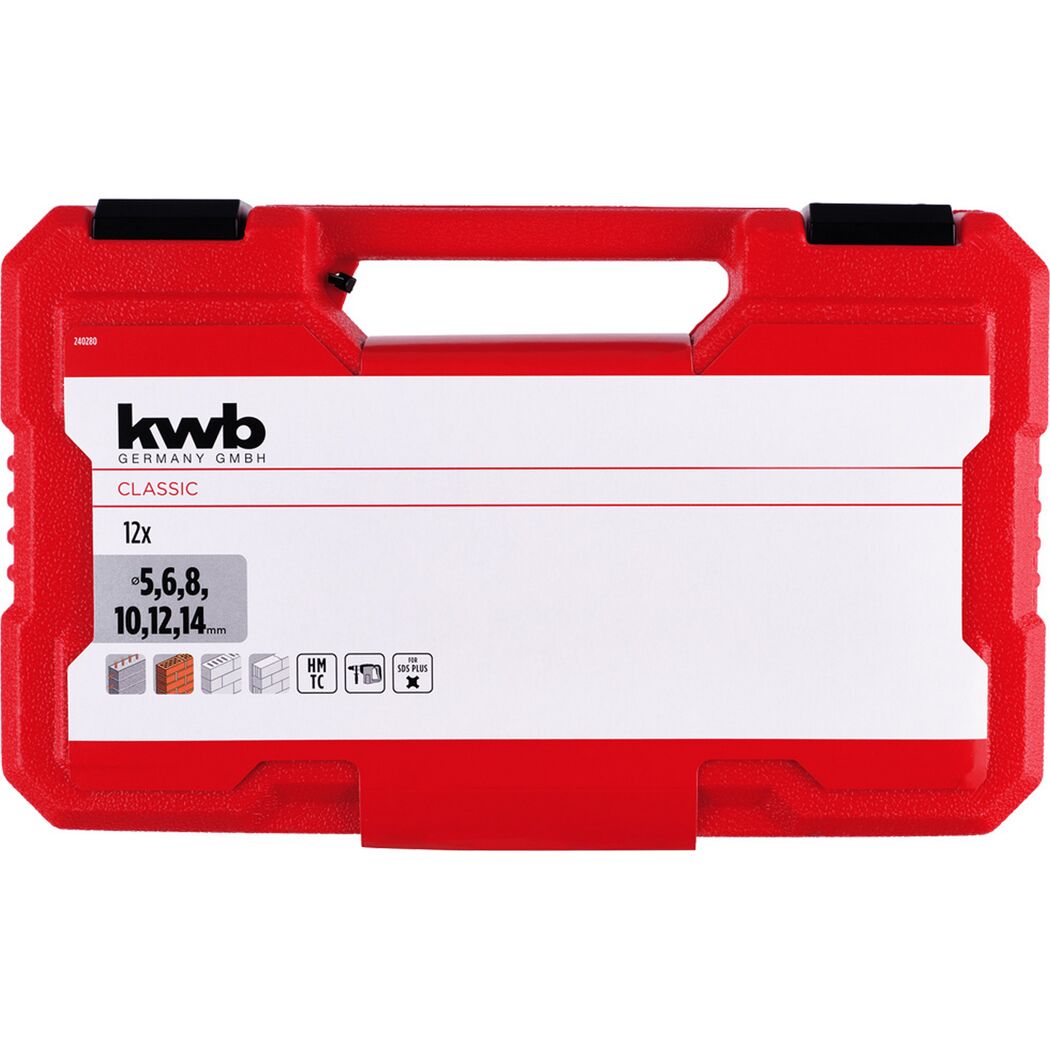 Bohrersatz SDS-plus 12-teilig