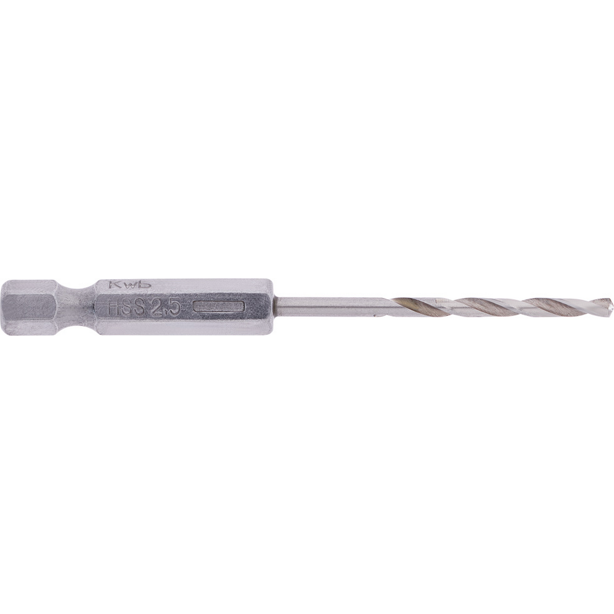 Metallbohrer mit Sechskantschaft HSS Ø 2,5 mm