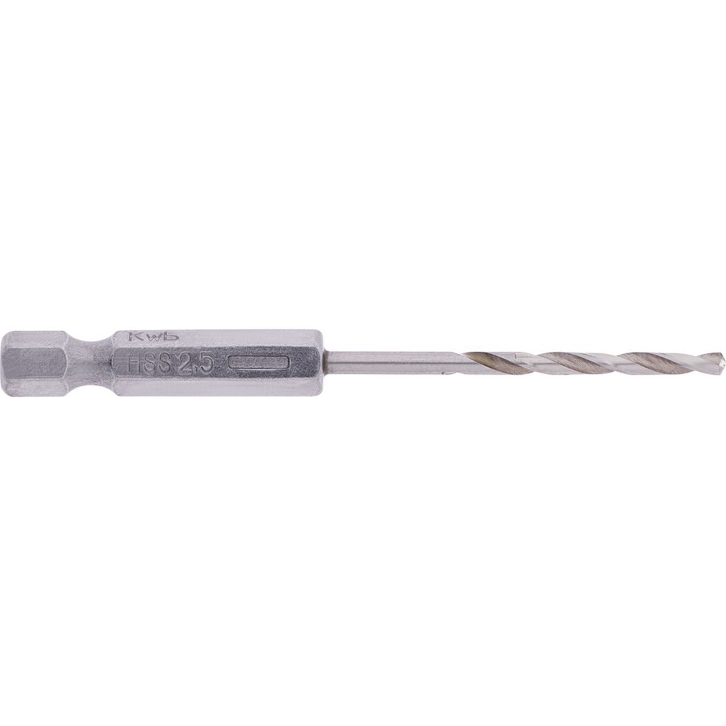 Metallbohrer mit Sechskantschaft HSS Ø 2,5 mm