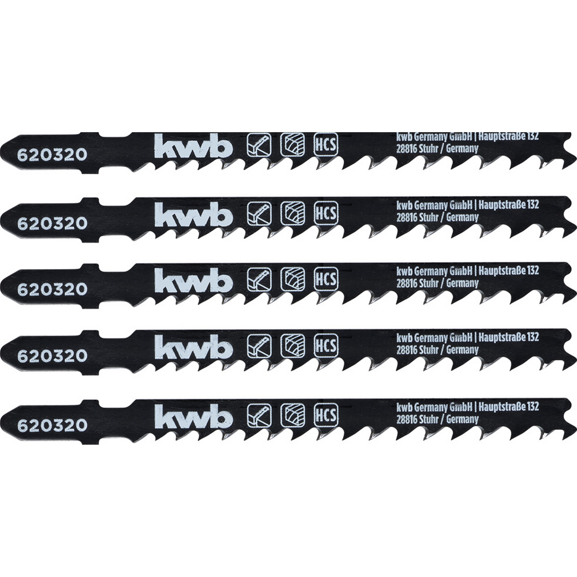 Stichsägeblatt HCS grob 5 Stück