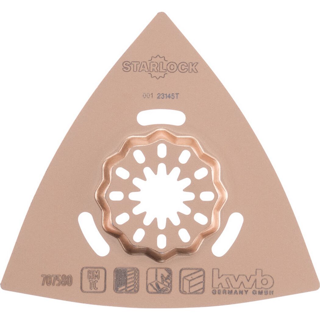 Schleifplatte HM Starlock 80 mm