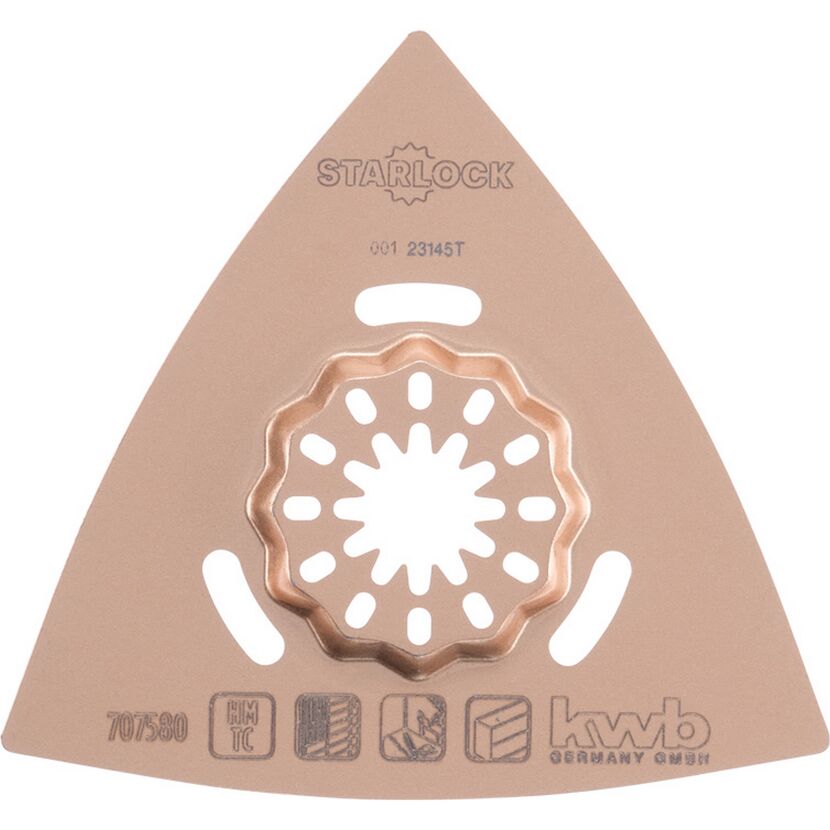 Schleifplatte HM Starlock 80 mm