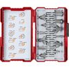 Fräser-Set Ø 8 mm, 12-teilig