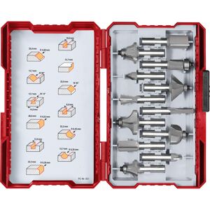 Fräser-Set Ø 8 mm, 12-teilig