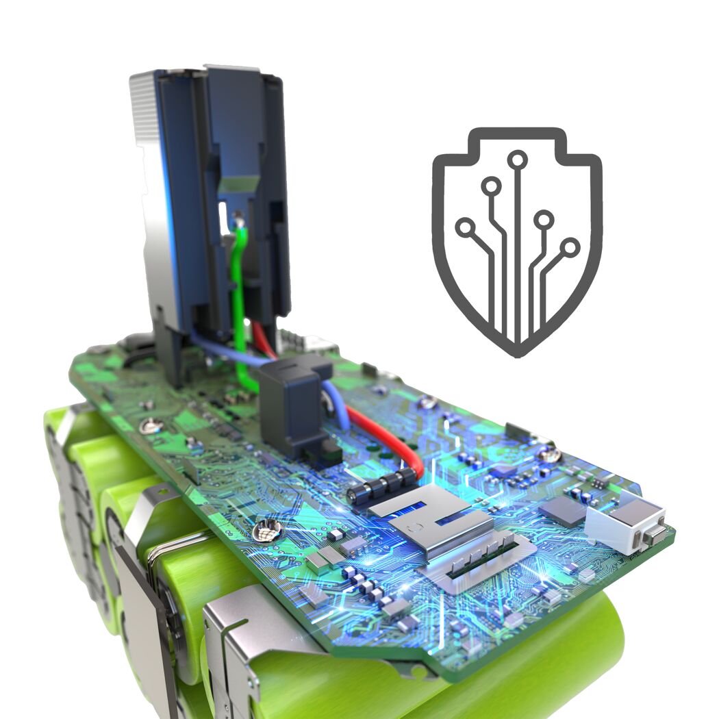 Ryobi 18 V ONE+ Akku 5,0 Ah mit Schutzschild-Symbol