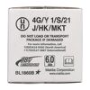 Verpackung eines Makita 18V 6.0 Ah Lithium-Ionen-Akkus