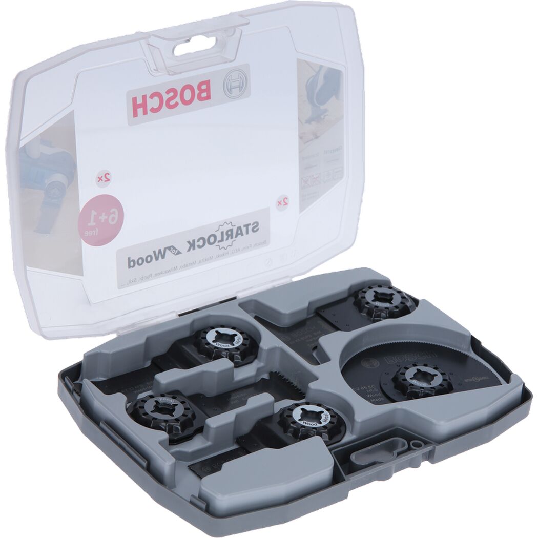 Bosch Starlock Sägeblätter Set Best of Wood 7-teilig