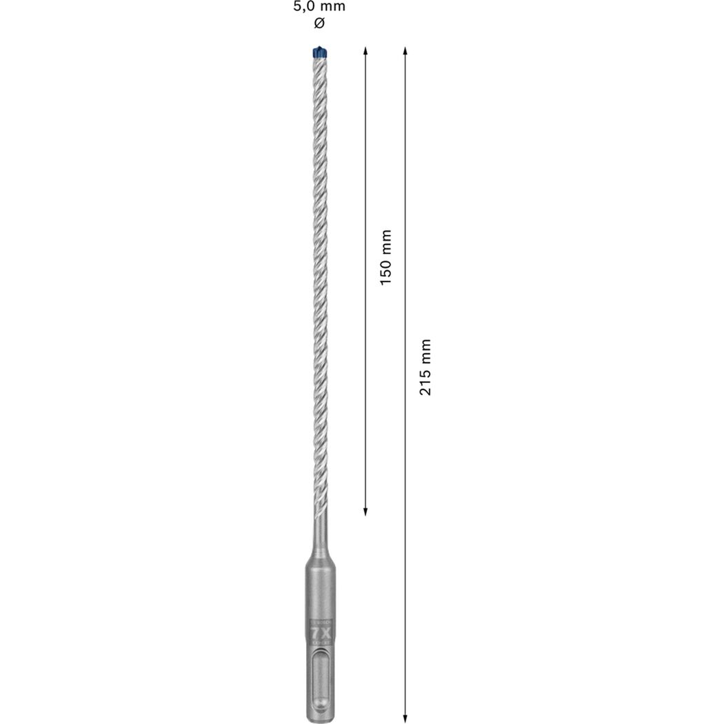 Hammerbohrer 'Expert SDS plus-7X' Ø 5 x 150 x 215 mm