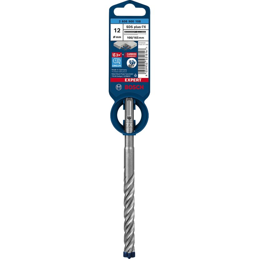 Bosch SDS plus-7X Bohrer, 12 mm x 165 mm