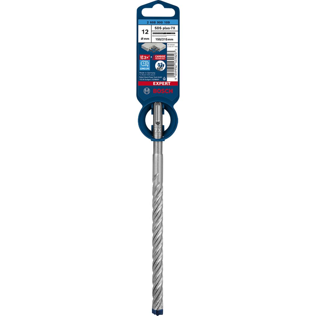 SDS plus-7X Bohrer von Bosch, 12 mm Durchmesser