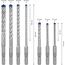 Hammerbohrer-Set 'Expert SDS plus-7X' Ø 5-12 mm 7-teilig