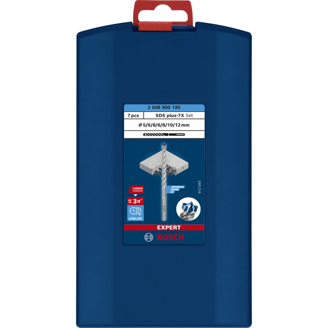 Bosch SDS plus-7X Bohrer Set, 7-teilig