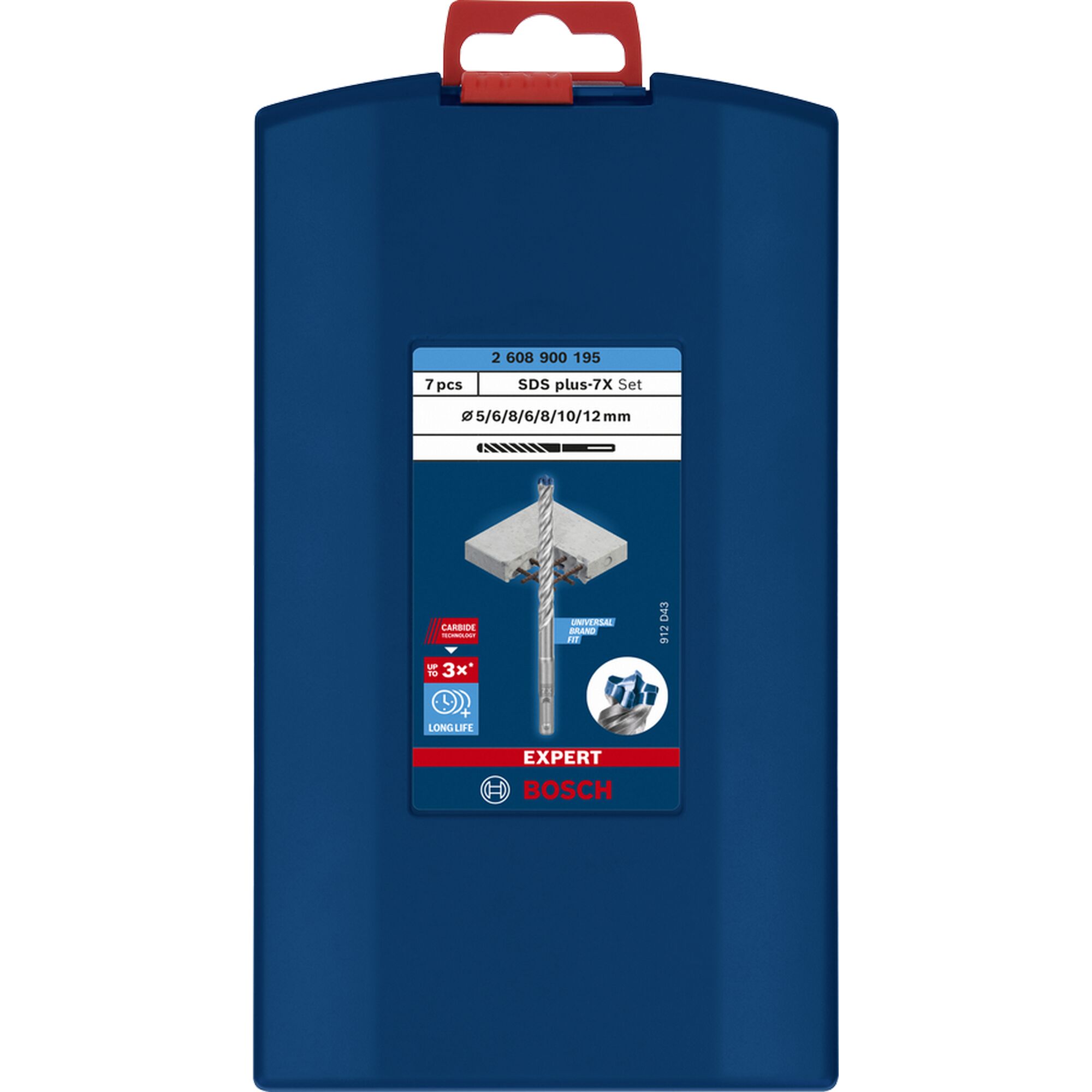 Bosch SDS plus-7X Bohrer Set, 7-teilig