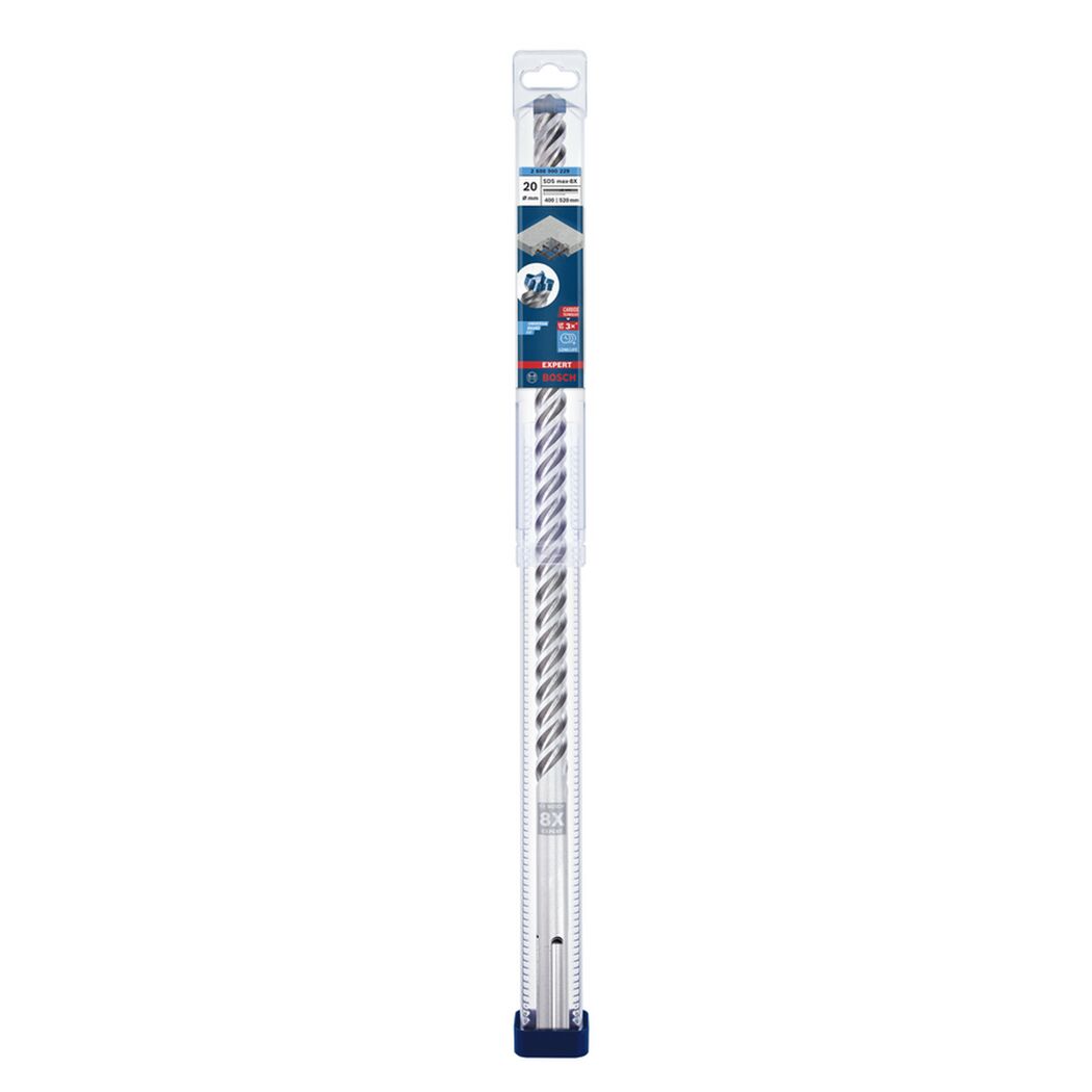 SDS max-8X Bohrer in Verpackung