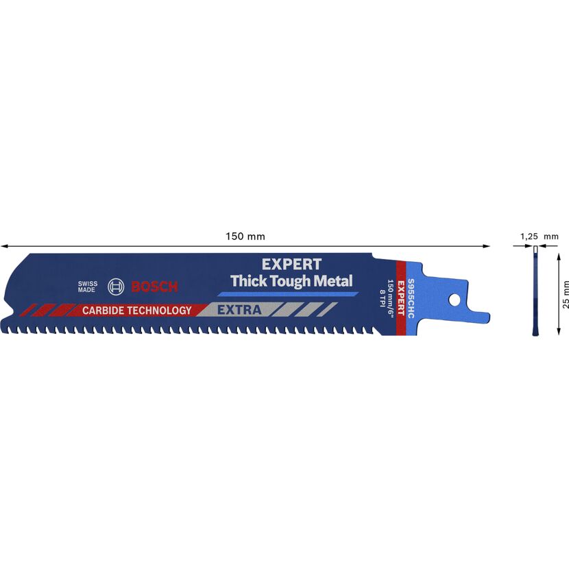 Bosch Säbelsägeblatt Expert Thick Tough Metal