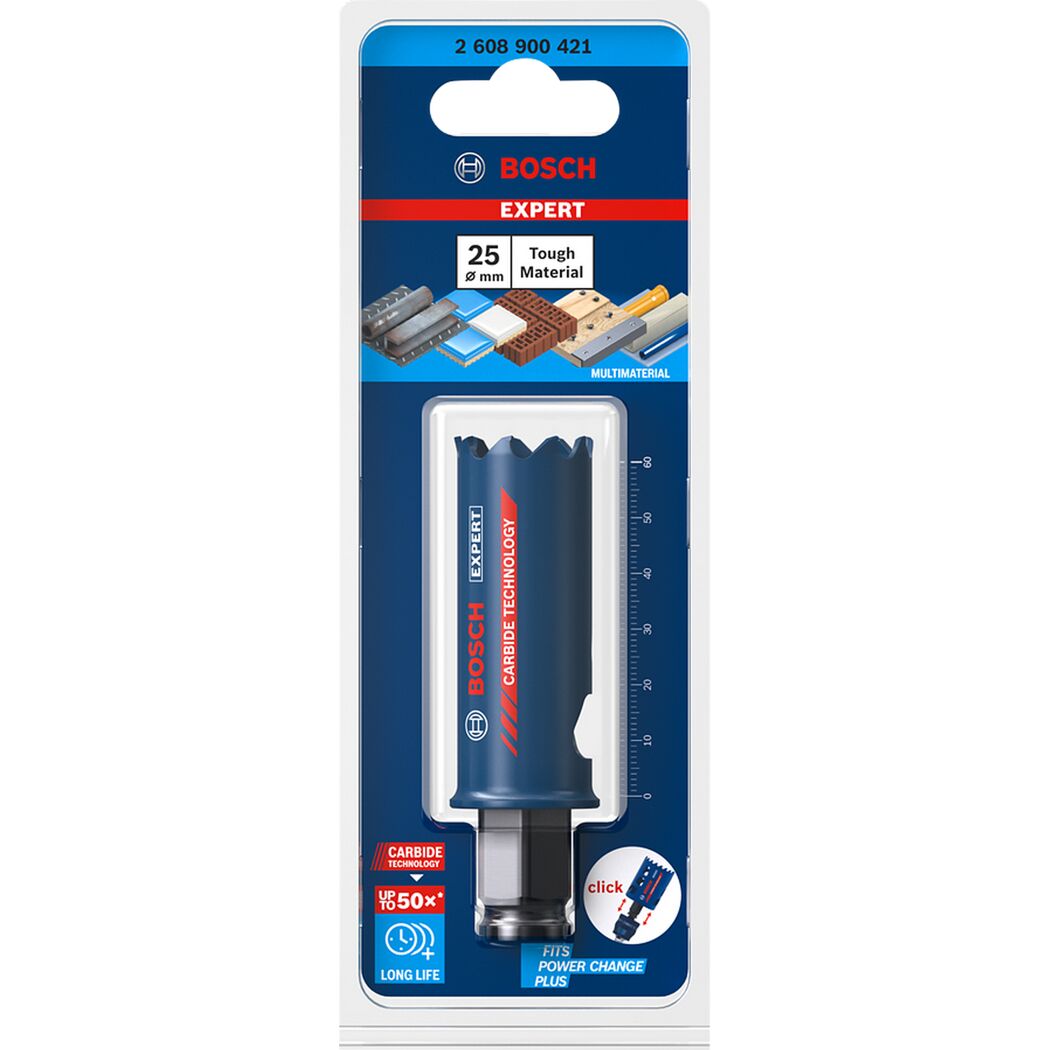 Bosch Lochsäge, Expert Tough Material, 25 mm Durchmesser