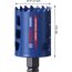 Bosch Lochsäge, Expert Carbide Technology, 51 mm Durchmesser, 60 mm Höhe