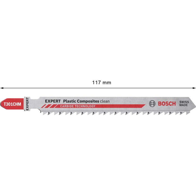 Bosch Stichsägeblatt T301CHM, 117 mm