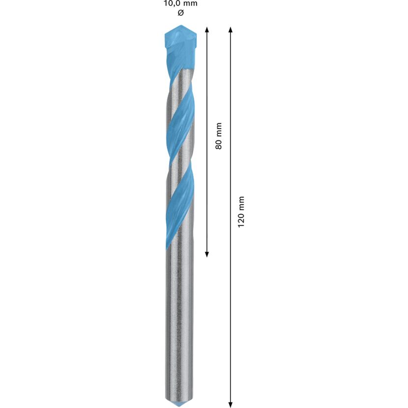 Bohrer EXPCYL-9 MC, 10 x 80 x 120 mm