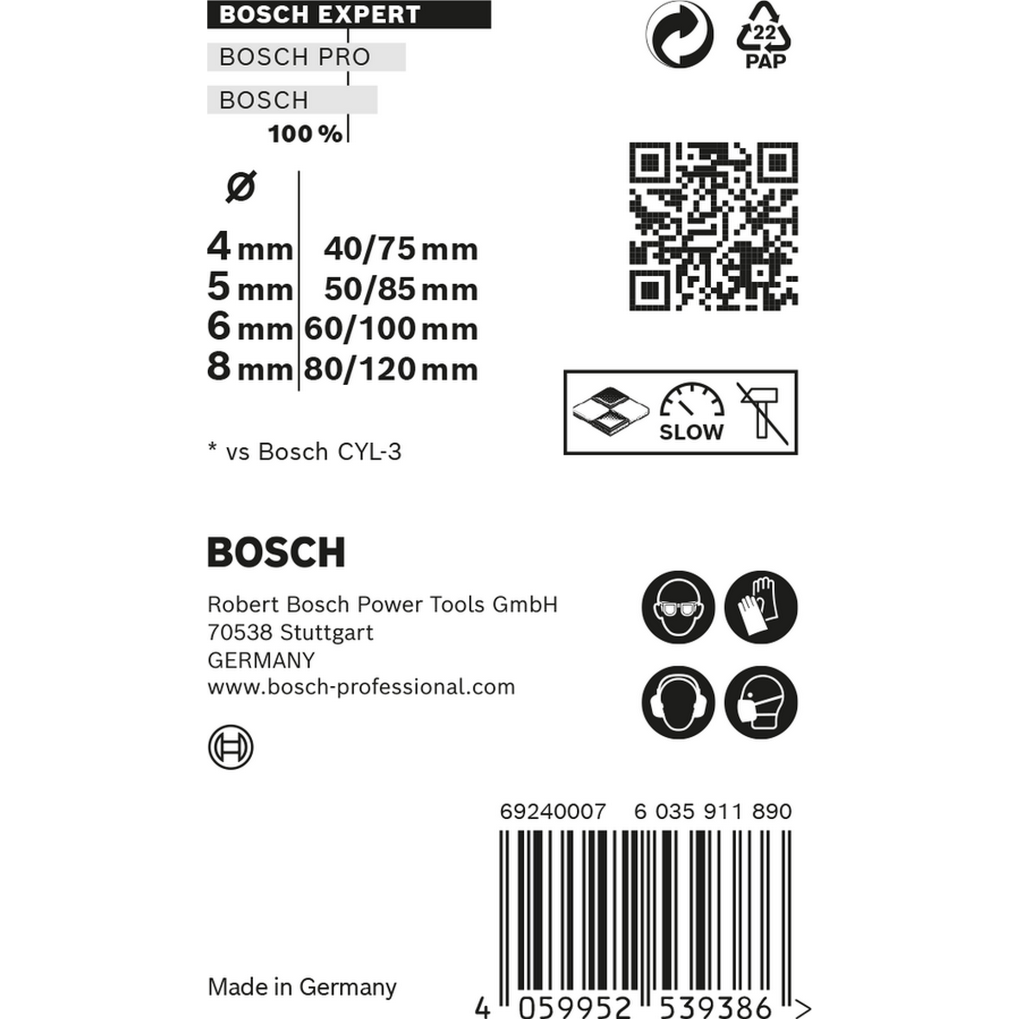 Bohrer-Set 'Expert Multi Construction CYL-9' Ø 4-8 mm 4-teilig + product picture