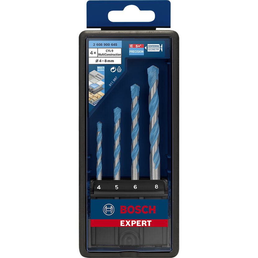 Bosch Expert MultiConstruction Bohrer-Set 4-teilig
