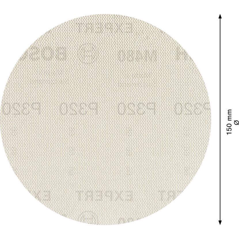 Schleifnetz 'Expert M480' für Exzenterschleifer Ø 150 mm G 320 5 Stück