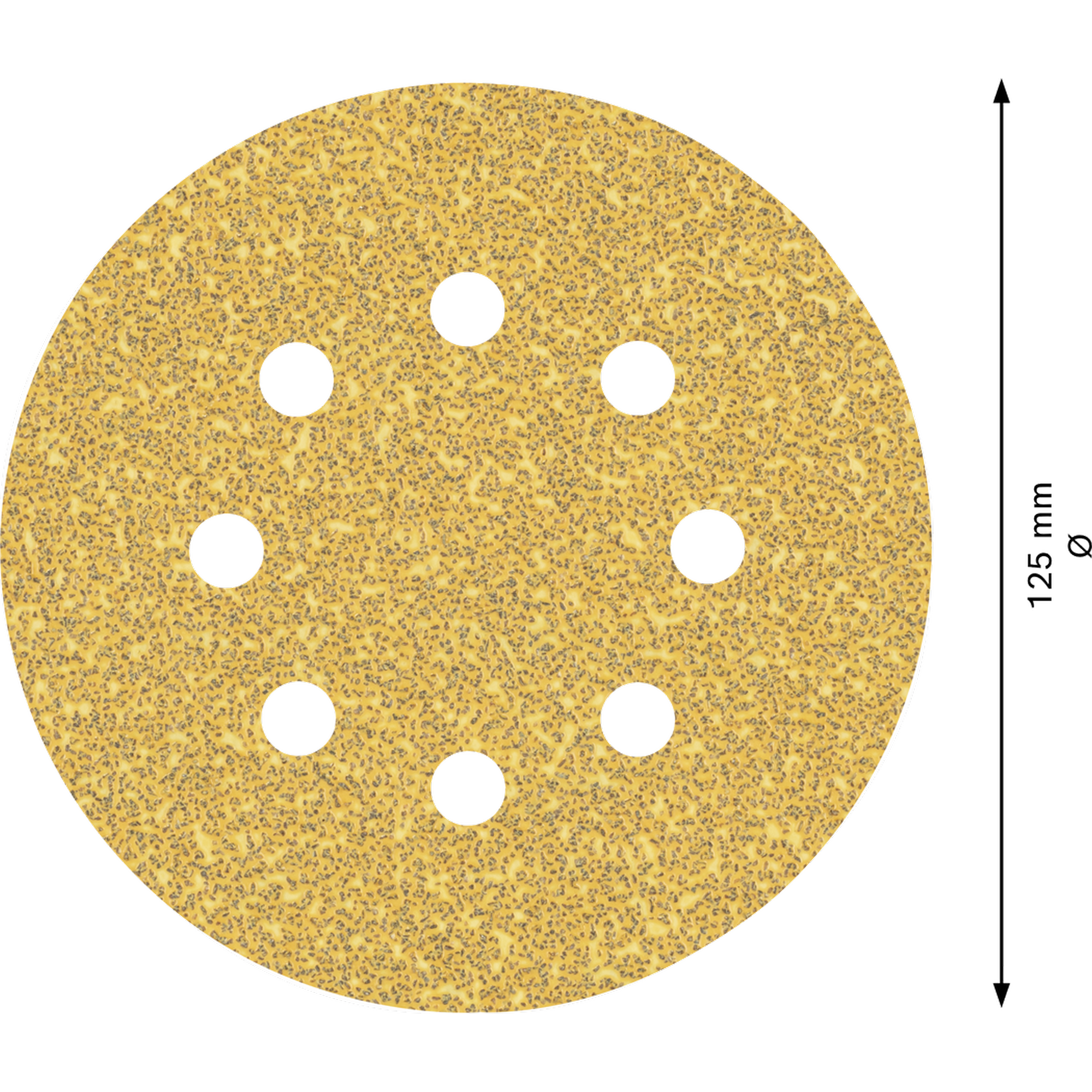 Exzenterschleifblatt 'Expert C470' Klett 8 Löcher Ø 125 mm G 40, 5-teilig
