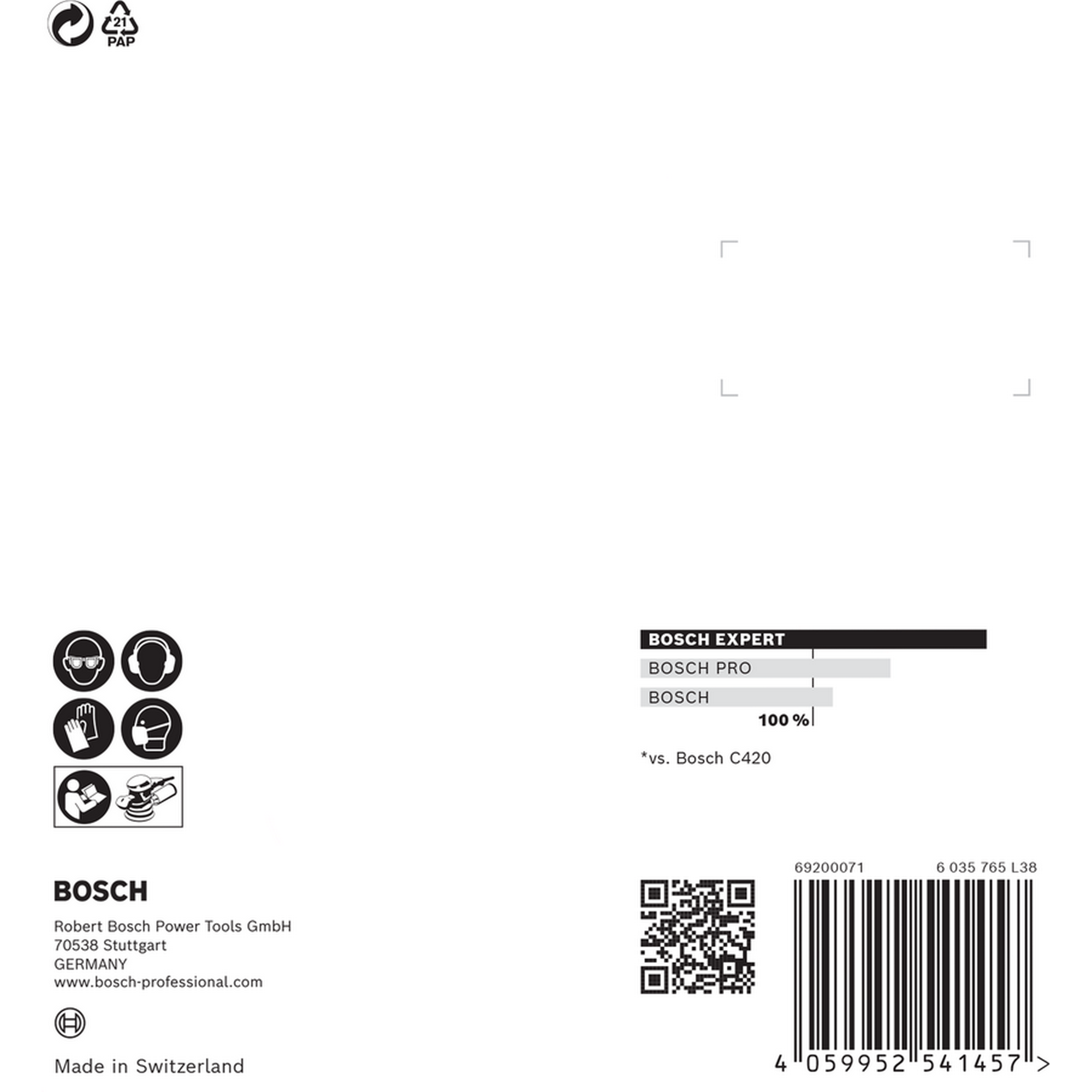 Exzenterschleifblatt 'Expert C470' Klett 8 Löcher Ø 125 mm G 120, 5-teilig