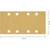 Schleifblatt 93 x 186 mm