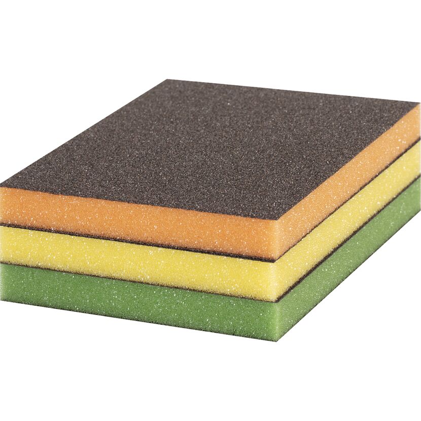 Schleifpad 'Expert S473 Flex' 98 x 120 x 13 mm 3-teilig