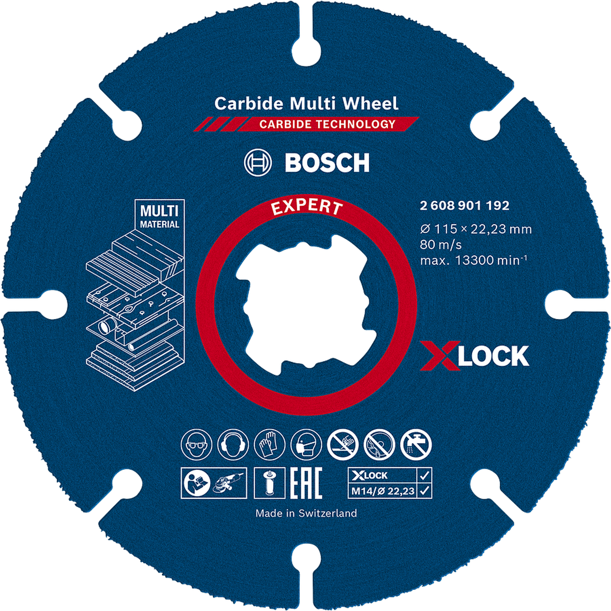 Trennscheibe 'Expert Carbide Multi Wheel X-Lock' Ø 115 x 22,23 mm + product picture