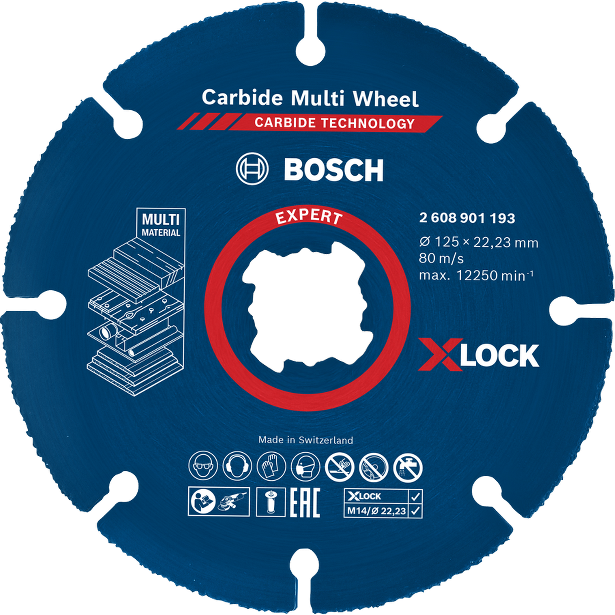 Trennscheibe 'Expert Carbide Multi Wheel X-Lock' Ø 125 x 22,23 mm + product picture