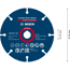Trennscheibe 'Expert Carbide Multi Wheel' Ø 76 x 10 mm