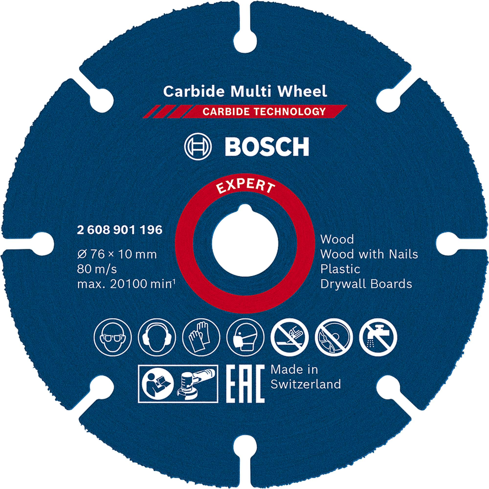 Trennscheibe 'Expert Carbide Multi Wheel' Ø 76 x 10 mm + product picture