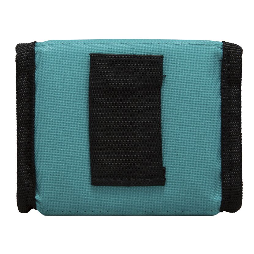 Blaue Tasche mit Gürtelschlaufe