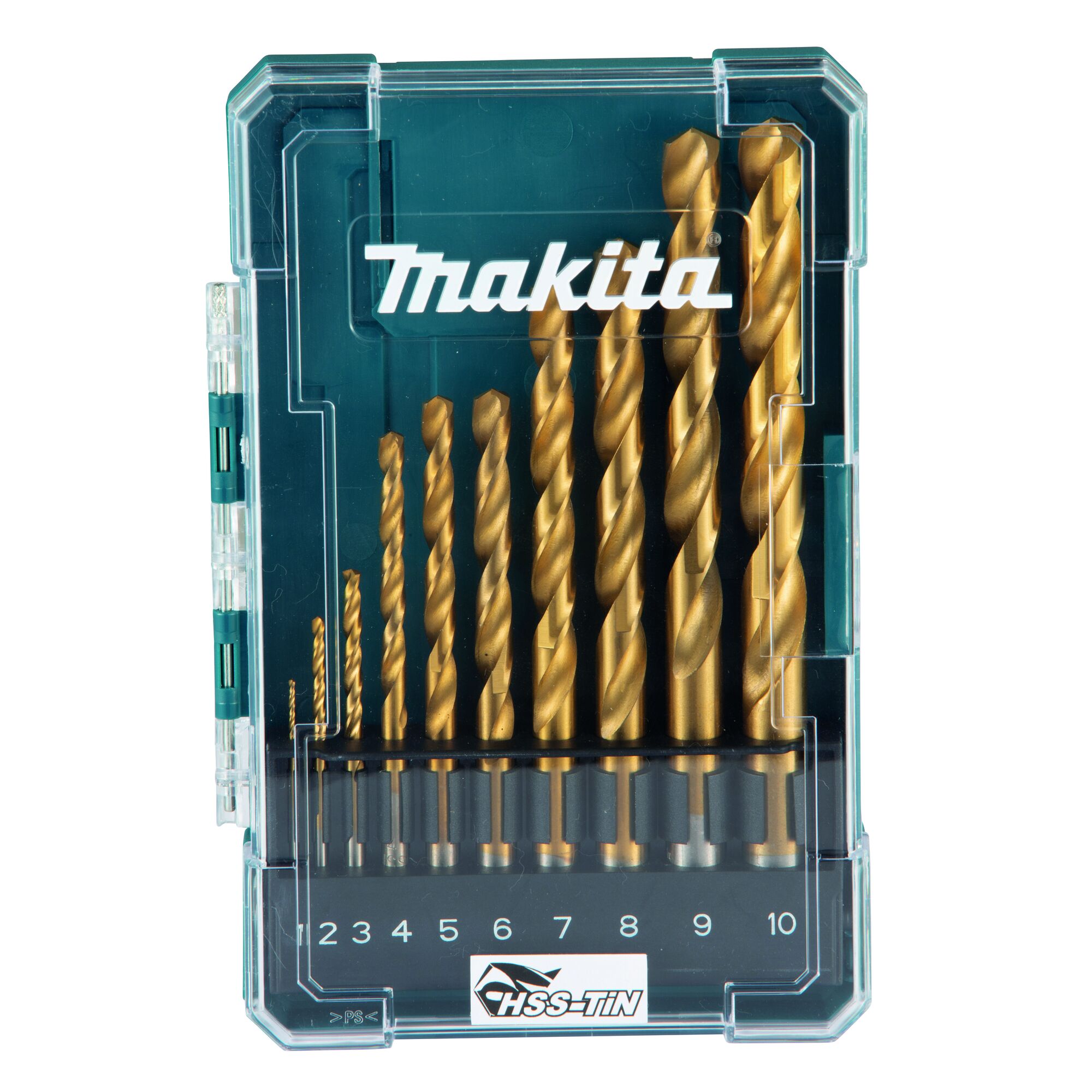 Makita Bohrer-Set HSS, 10-teilig