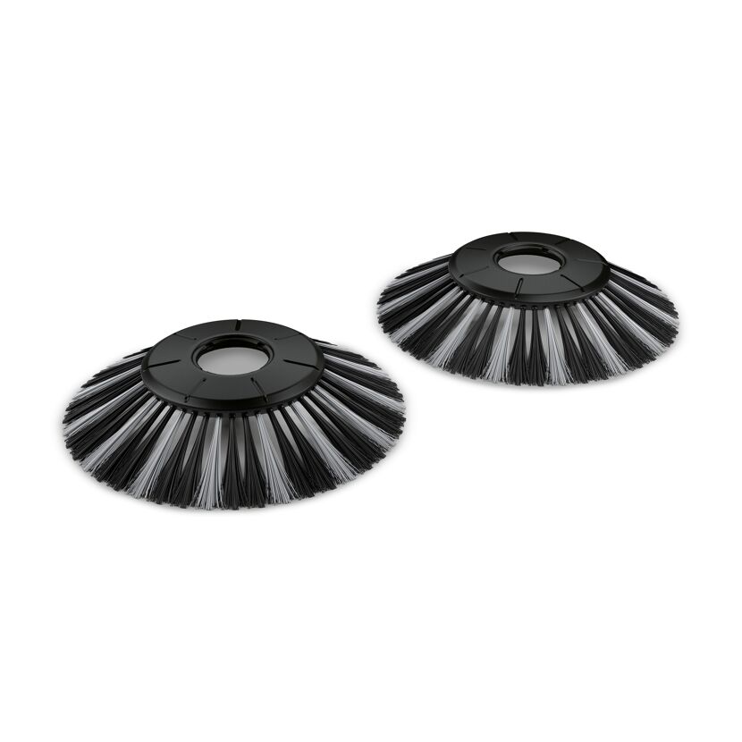 Zwei schwarze Seitenbesen S 4 Twin