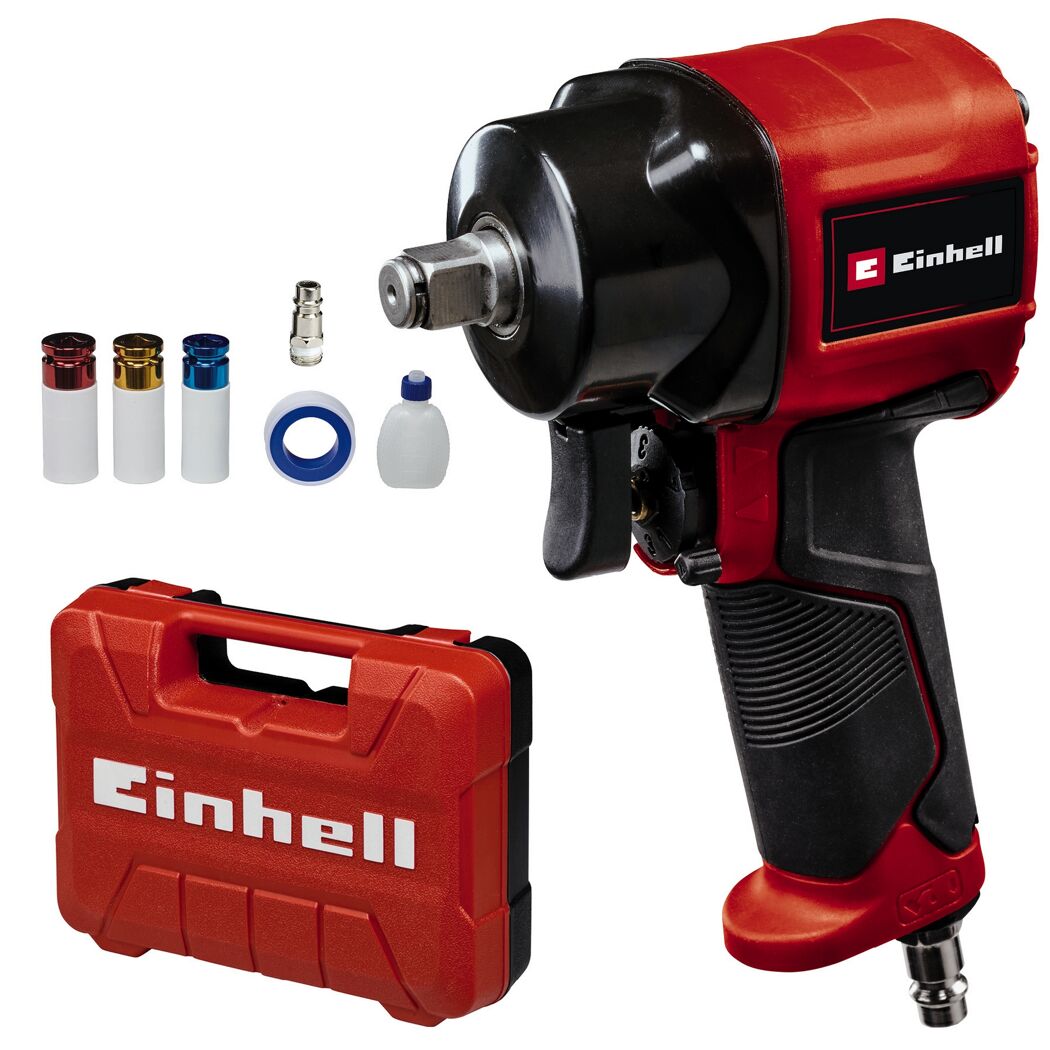 Druckluftschlagschrauber TC-PW 610 Compact von Einhell mit Zubehör und Koffer