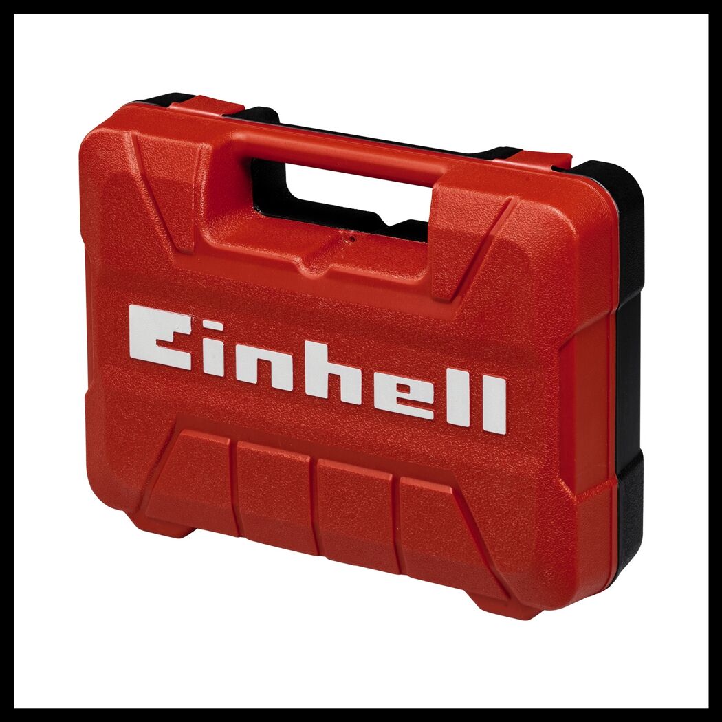 Roter Koffer mit Einhell Logo
