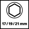 Innensechskant 17/19/21 mm