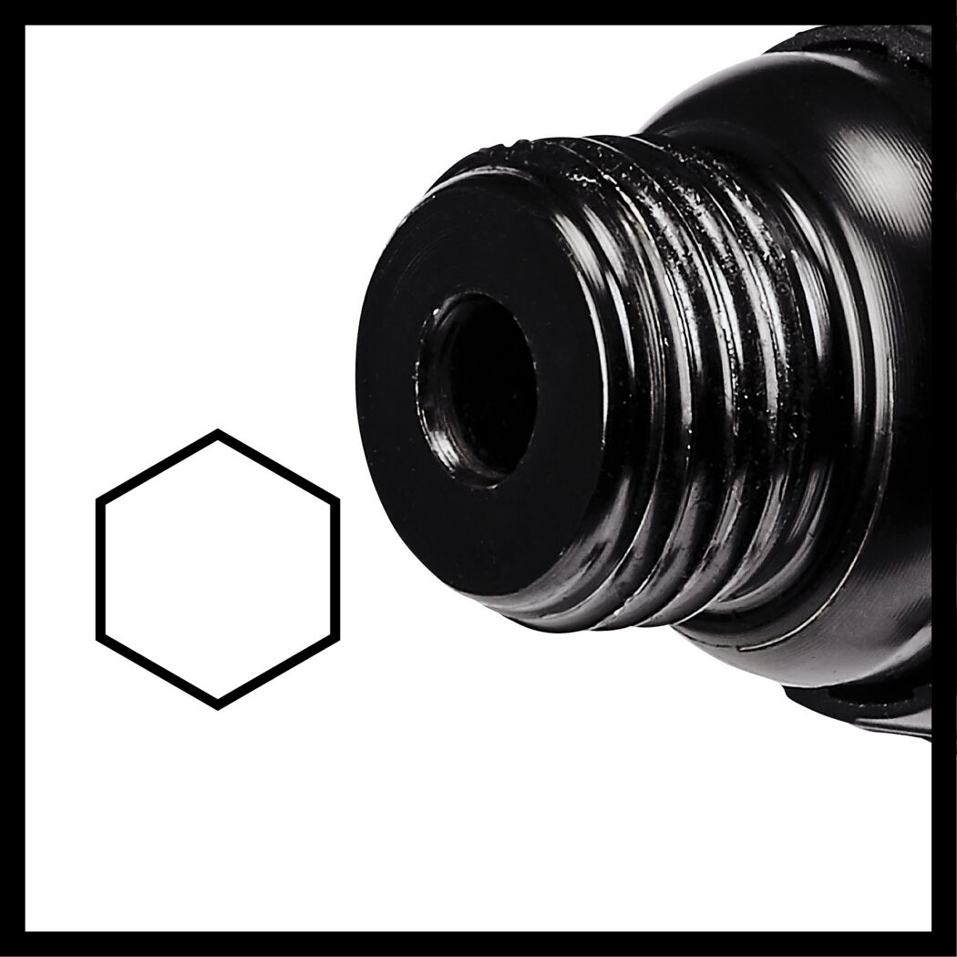 Aufnahme eines Sechskantschafts