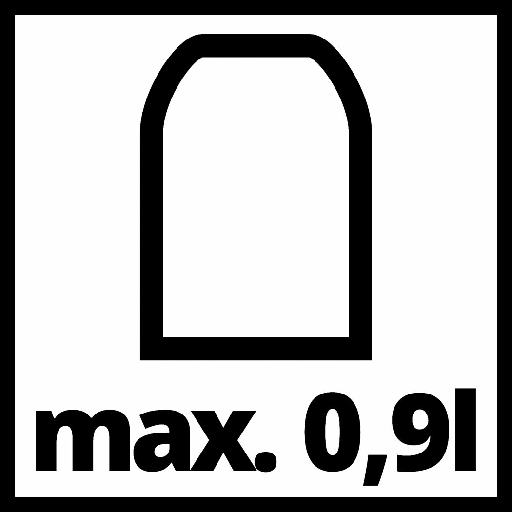 Maximal 0,9l