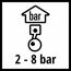 Druckluft 2-8 bar