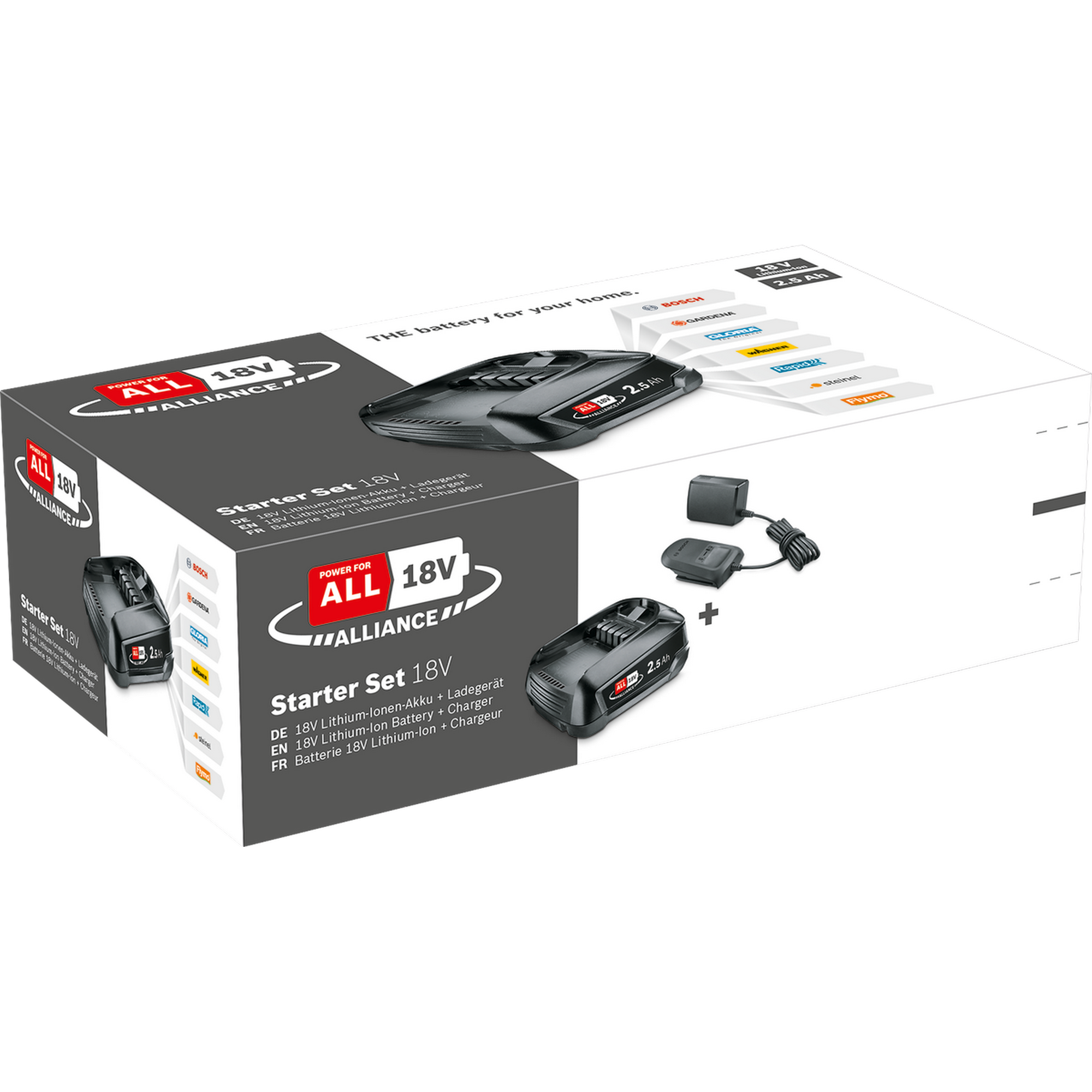 Power for ALL 18V Starter Set mit Akku und Ladegerät