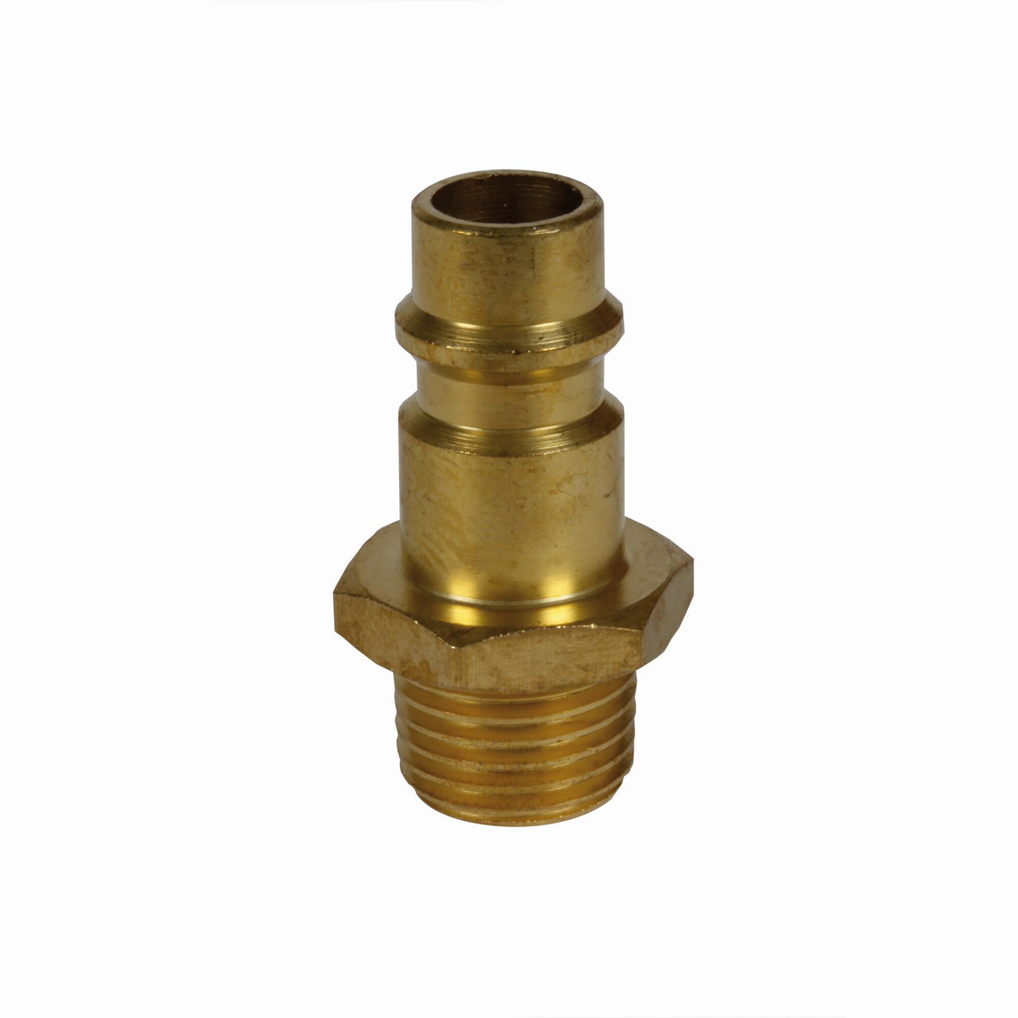 Messing Gewindestecknippel R1/4 AG