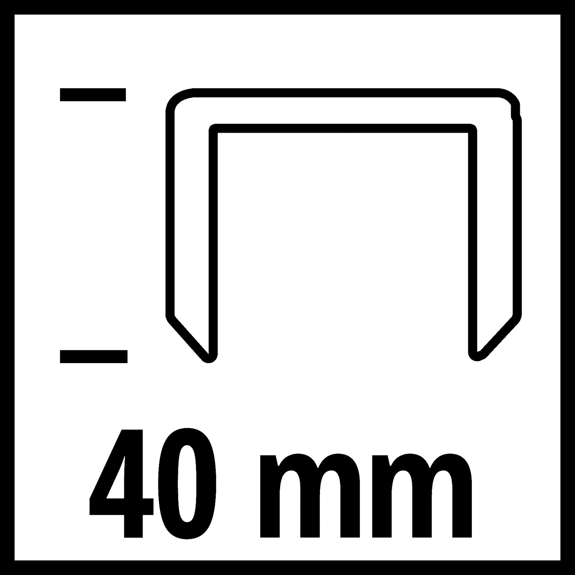 Klammern 5,7 x 40 mm für Druckluft-Tacker 3000 Stück + product picture